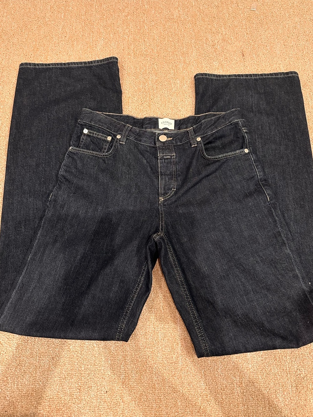 Closed Women's Straight-Leg Jeans in Dark Indigo